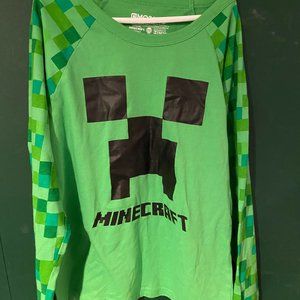 Boy's Mojang Official Mincraft T-Shirt Creeper Size Small *Pre Owned* ppp1